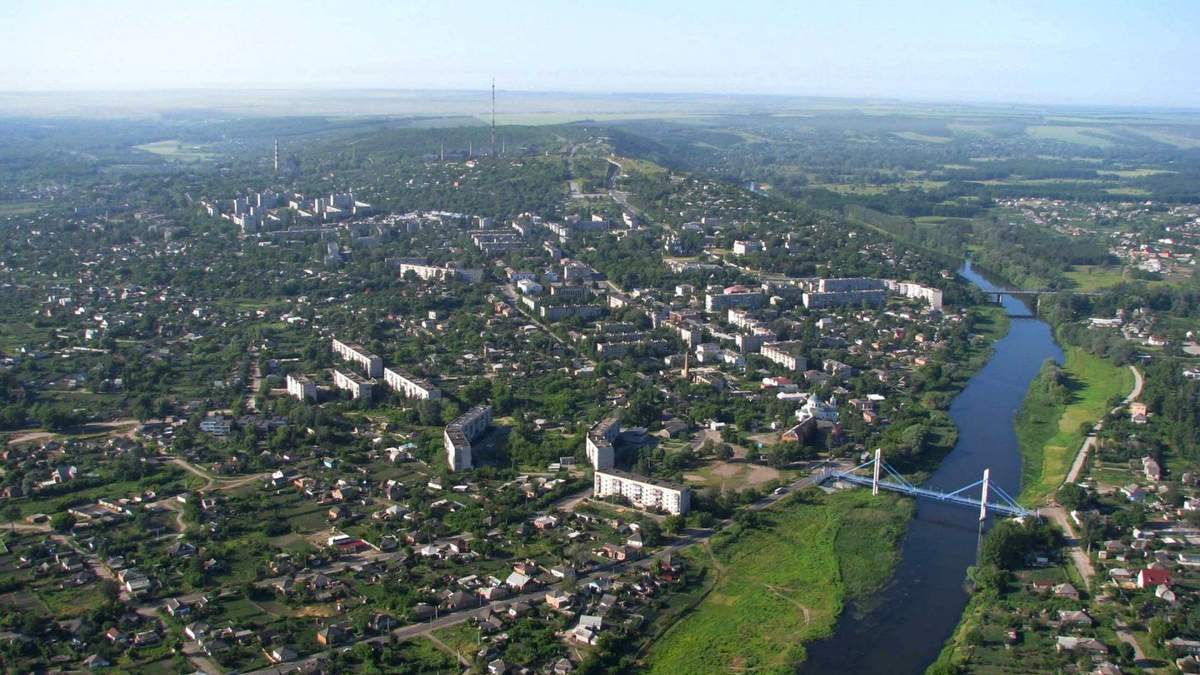 Город Изюм с высоты птичьего полета Город Изюм с высоты птичьего полета