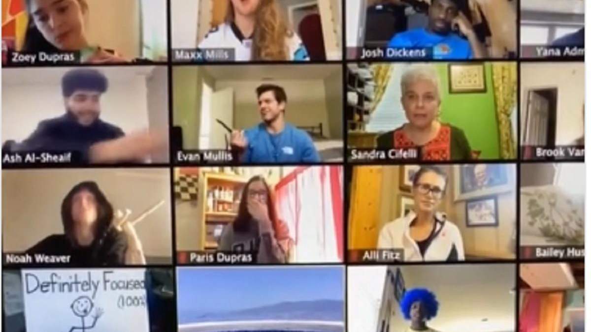Учні передали олівець під час онлайн-уроку: курйозне відео Учні передали олівець під час онлайн-уроку: курйозне відео