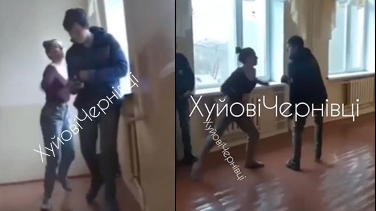 На Буковине школьница жестоко подралась с другим учеником: шокирующие видео